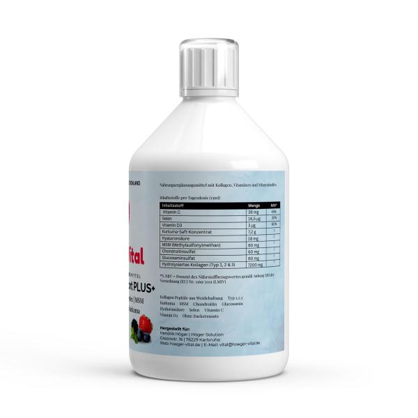 Kollagen Support PLUS+ Shots - Wild Berry